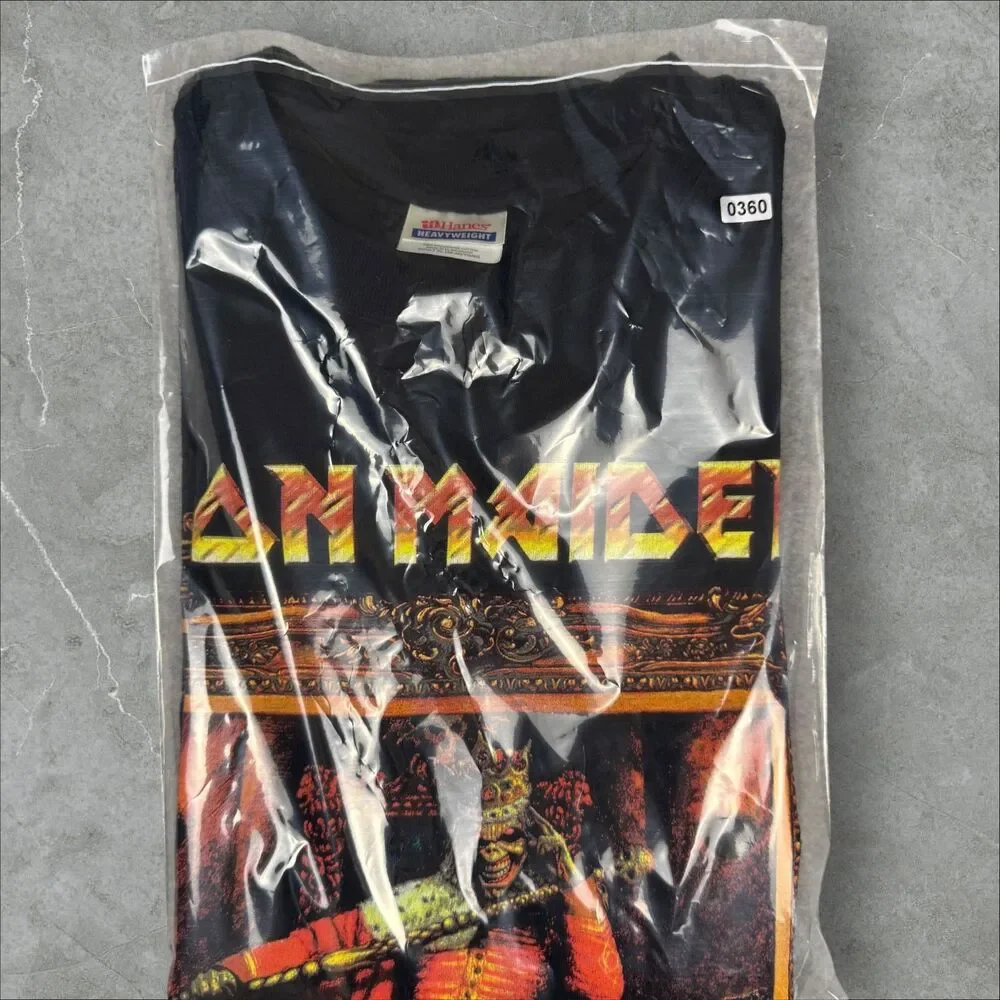 VTG Y2K Iron Maiden Edward the Great Give Me Ed Til Im Dead World Tour 2003 -XL - Picture 7 of 7